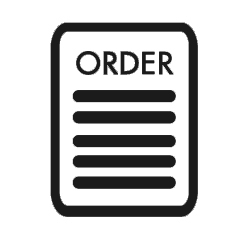 Order form icon placeholder